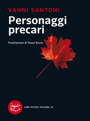 cover image of Personaggi precari